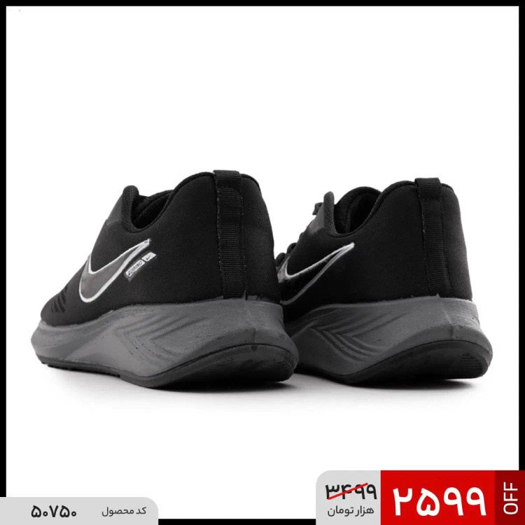 کتونی مردانه اسپرت اسپیسر مشکی طوسی Nike مدل 50750